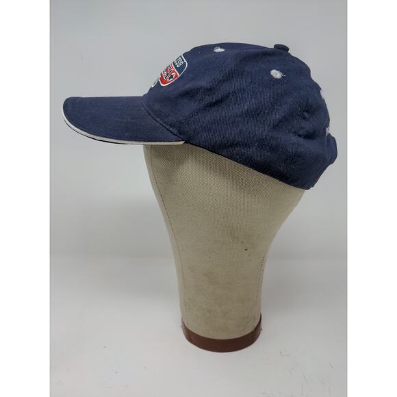 Crossroads God Bless America In God We Trust Patriotic Slideback Hat OSFA Blue - Picture 4 of 10